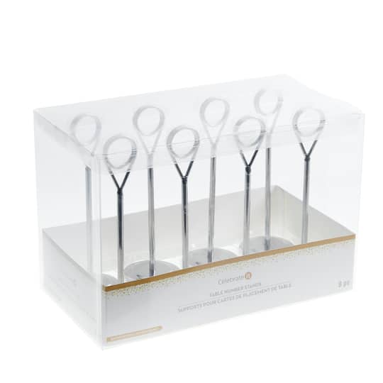 6 Packs: 8 ct. (48 total) 6" Table Number Stands by Celebrate It™
